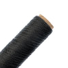 Waxed Polyester Thread Spool 3ply - 500ft - 0.38mm - Black