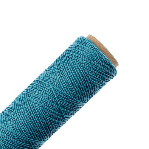 Waxed Polyester Thread Spool 3ply - 500ft - 0.38mm - Blue