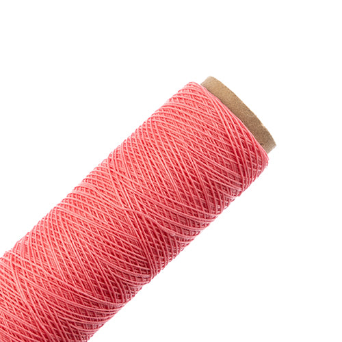Waxed Polyester Thread Spool 3ply - 500ft - 0.38mm - Pink