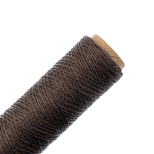 Waxed Polyester Thread Spool 3ply - 500ft - 0.38mm - Dark Beige