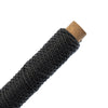 Waxed Polyester Thread Bobbin 3 Ply - 75ft - 0.38mm  -  Black