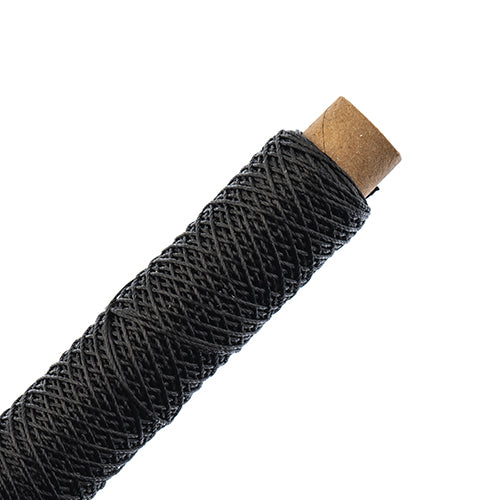 Waxed Polyester Thread Bobbin 3 Ply - 75ft - 0.38mm  -  Black