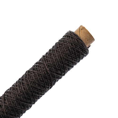 Waxed Polyester Thread Bobbin 3 Ply - 75ft - 0.38mm  - Dark Brown