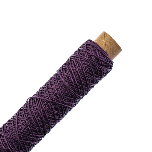 Waxed Polyester Thread Bobbin 3 Ply - 75ft - 0.38mm  -  Purple