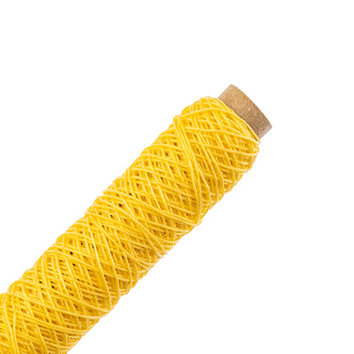 Waxed Polyester Thread Bobbin 3 Ply - 75ft - 0.38mm  -  Honey